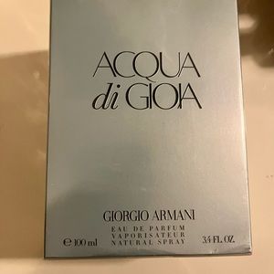 New 3.4 Fl. Oz. ARMANI Acqua di Gioia. Never used. Package is sealed.